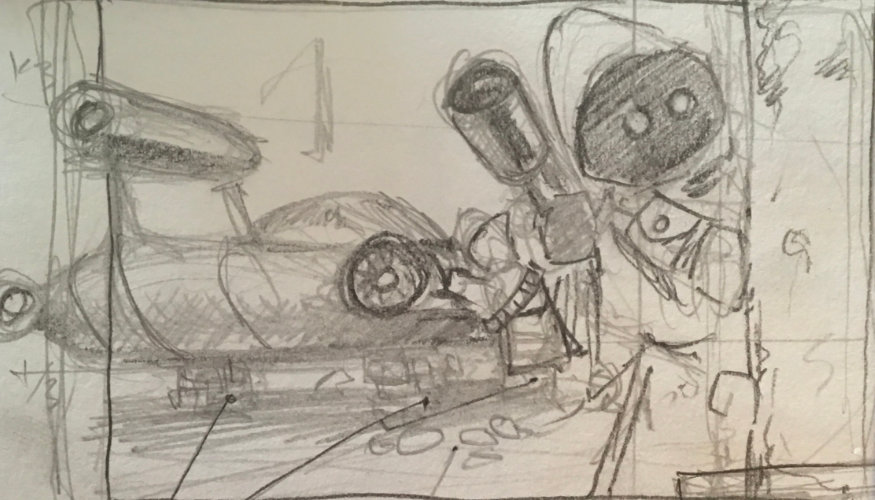 Akternate Composition Sketch